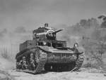 M3 light tank in training at Fort Knox, Kentucky, United States, Jun 1942, photo 2 of 4