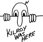 Typical 'Kilroy was here' drawing