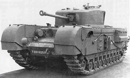 Churchill VII (A22F) tank, date unknown