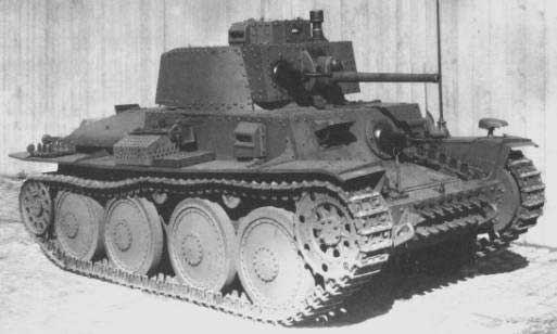 Panzer 38(t) Ausf E/F light tank, circa mid-1941