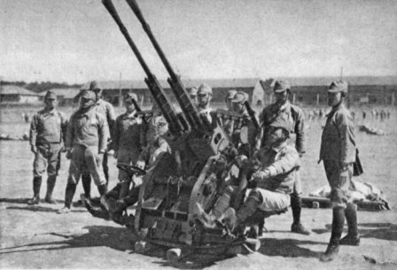 Japanese Navy Type 96 anti-aircraft gun mount, date unknown