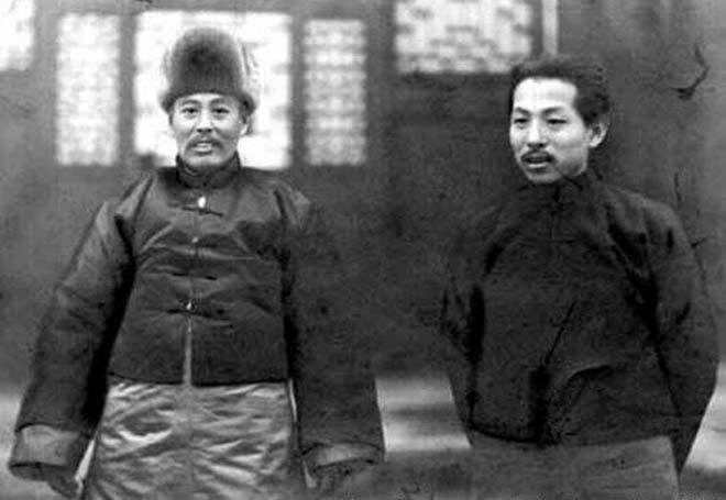 Chinese warlords Wu Peifu and Zhang Xueliang, Beiping, China, 1931