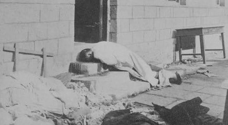 Murdered patients at Jiangjiachi Military Hospital, Jinan, Shandong, China, circa 4 May 1928, photo 3 of 5