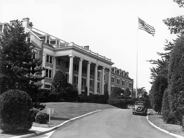 Arlington Hall main building, Arlington, Virginia, United States, circa 1943