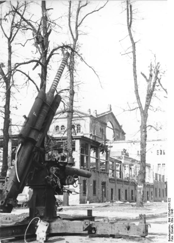 Ruins of the Kroll Opera House, Berlin, Germany, May 1945