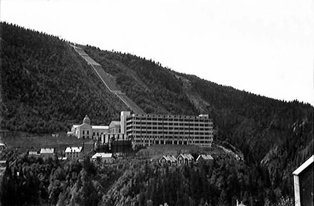 Vemork hydroelectric plant, Tinn, Telemark, Norway, 12 Aug 1935