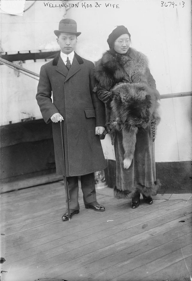 V. K. 'Wellington' Koo and wife Tang Pao-yu, New York, New York, United States, 1915