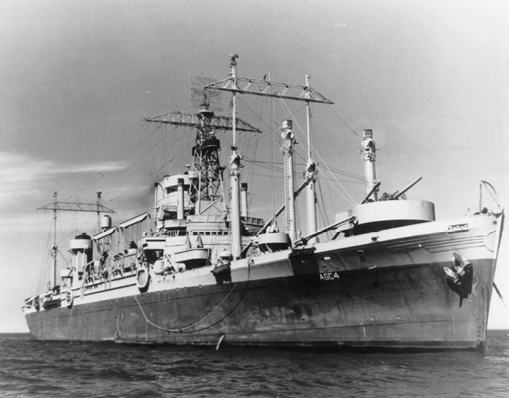 USS Ancon, Chesapeake Bay, United States, 8 May 1943