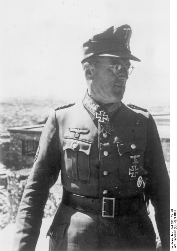 Ferdinand Schörner at the Acropolis, Athens, Greece, Apr 1941
