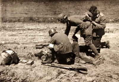 German medic at work, date unknown