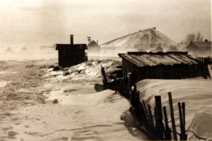 Mountain village, date and location unknown; photograph taken by a German soldier