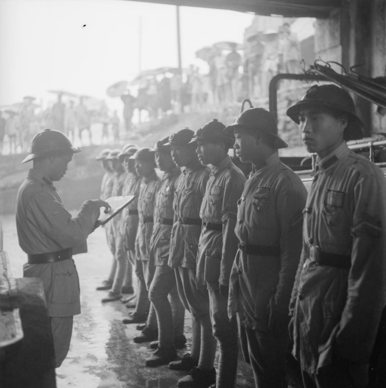 Firefighters, Chongqing, China, 1940s, photo 6 of 7