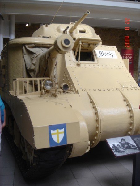 Bernard Montgomery's M3 Grant II tank, Imperial War Museum, London, England, United Kingdom, 22 Aug 2004
