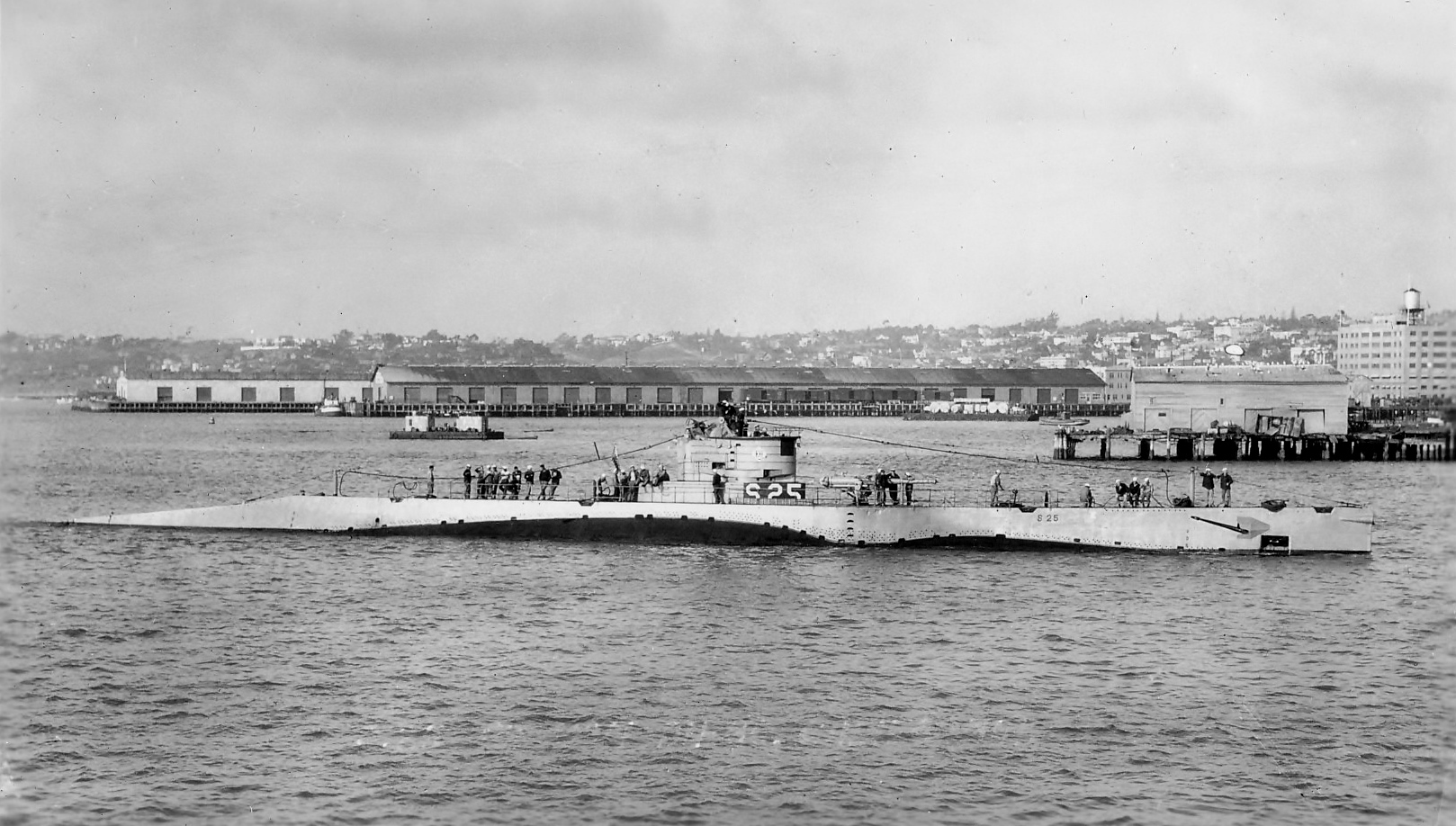 USS S-25 off Naval Station San Diego, California, United States, 1924-1928
