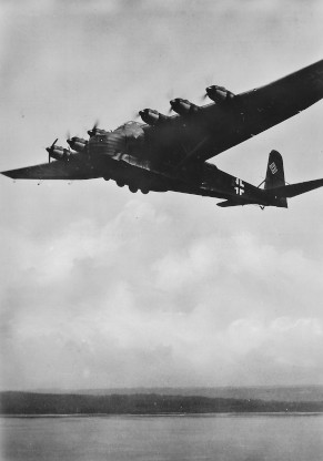 Me 323 Gigant in flight, 1940s