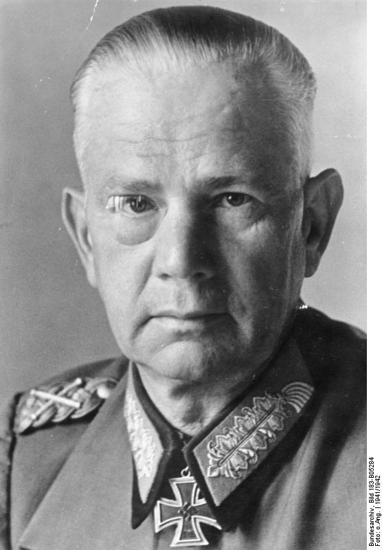 Portrait of Walter von Reichenau, circa 1941-1942