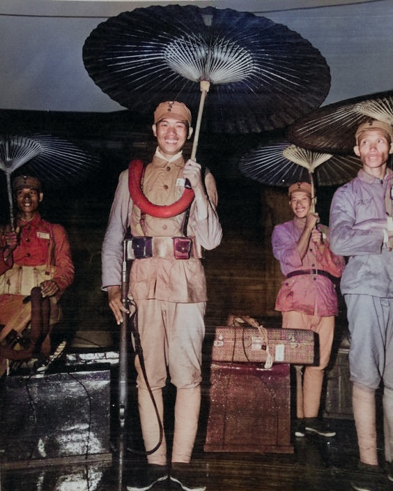 Soldiers of the Chinese 70th Army at Keelung, Taiwan, circa 2 Nov 1945 [Colorized by WW2DB]