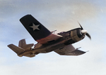 XSB2D-1 Destroyer prototype on a test flight, 1943.