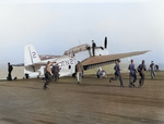 TBM-1C Avenger of Torpedo Squadron 87 aboard carrier Randolph during Randolph’s shakedown cruise to Trinidad, Nov-Dec 1944.