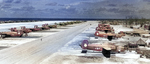 B-24 Liberators of the 27th and 38th Bombardment Squadrons, Kwajalein, Marshall Islands, June 1944.