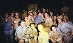 Personnel of Headquarters Detachment of Allied Northern Combat Area Command resting at Shadazup, Burma, 22 Jul 1944