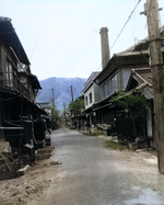 Street scene of Kure, Japan, Sep 1945