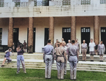 Lieutenant General Joseph Stilwell awarding medals, India, mid-1942