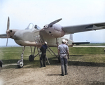 TDN-1 attack drone ready for its first (piloted) flight at Traverse City, Michigan, United States, 19 May 1943. The pilot was Lieutenant C.C. Corley.