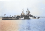 USS New Mexico, Puget Sound Navy Yard, Bremerton, Washington, United States, late Oct 1944