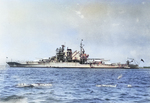 USS New Mexico at sea, circa mid-1941