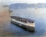 USS Langley, USS Mississippi, USS New Mexico, and others at anchor off Culebra island, Puerto Rico, 18 Mar 1926