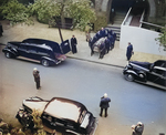 Harry Hopkins at the funeral service of his wife Barbara (née Duncan), 9 Oct 1937