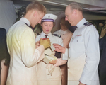 Commissioning ceremony of USS New Jersey, Philadelphia Navy Yard, Pennsylvania, United States, 23 May 1943, photo 19 of 25