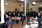 Court martial proceedings against 50 sailors charged with mutiny following the Port Chicago munitions explosion, Yerba Buena Island, San Francisco, California, United States, Oct 1944.