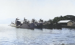 USS S-37, USS S-38, USS S-39, and USS S-40 at Olongapo, Philippine Islands, circa 1933-1934