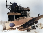 A6M2 Zero fighter aboard carrier Akagi prior or during the attack on Pearl Harbor, Dec 1941