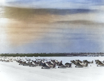 Torpedo Squadron 5 TBD-1 Devastator aircraft parked at  Naval Air Station, Norfolk, Virginia, United States, 13 Sep 1941; note SBD-3, F4F, and SB2U aircraft beyond