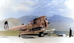 United States Coast Guard JF-2 Duck aircraft at rest at Port Angeles, Washington, United States, late 1930s