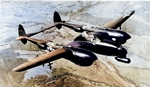 P-38M Night Lightning nightfighter in flight, 1944-1945, photo 1 of 2