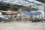 N1K1 floatplanes in a hangar, Japan, 1946