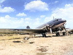 Captured Japanese L2D2-3 transport with US markings, Clark Field, Philippine Islands, 3 May 1945