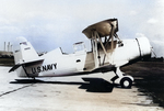 SOC-1 Seagull aircraft parked at on the apron at Naval Air Station, Anacostia, DC, United States, circa Sep 1935