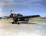 British Martlet II (Wildcat) fighter at La Senia airbase, Oran, Algeria, 14 Dec 1942, photo 1 of 2