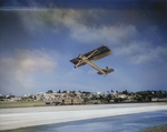 YO-51 Dragonfly prototype aircraft taking off, 1940, photo 2 of 2