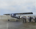 YO-51 Dragonfly prototype aircraft on the ground, 1940