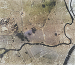 Aerial view of Tokyo, Japan after the 25 Feb 1945 raid, circa Mar-Apr 1945