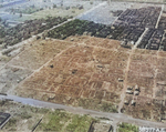 Aerial view of barren Tokyo, Japan, circa Aug 1945, photo 1 of 2