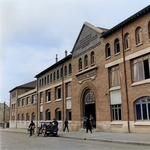 The schoolhouse in Reims, France used by Eisenhower as the Supreme Headquarters of the Allied Expeditionary Forces (SHAEF). This is also where the first German surrender was signed on 7 May 1945.