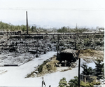 Hiroshima, Japan in ruins, 1945