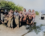 Nurses of a field hospital who arrived in France via England and Egypt after three years service, 12 Aug 1944